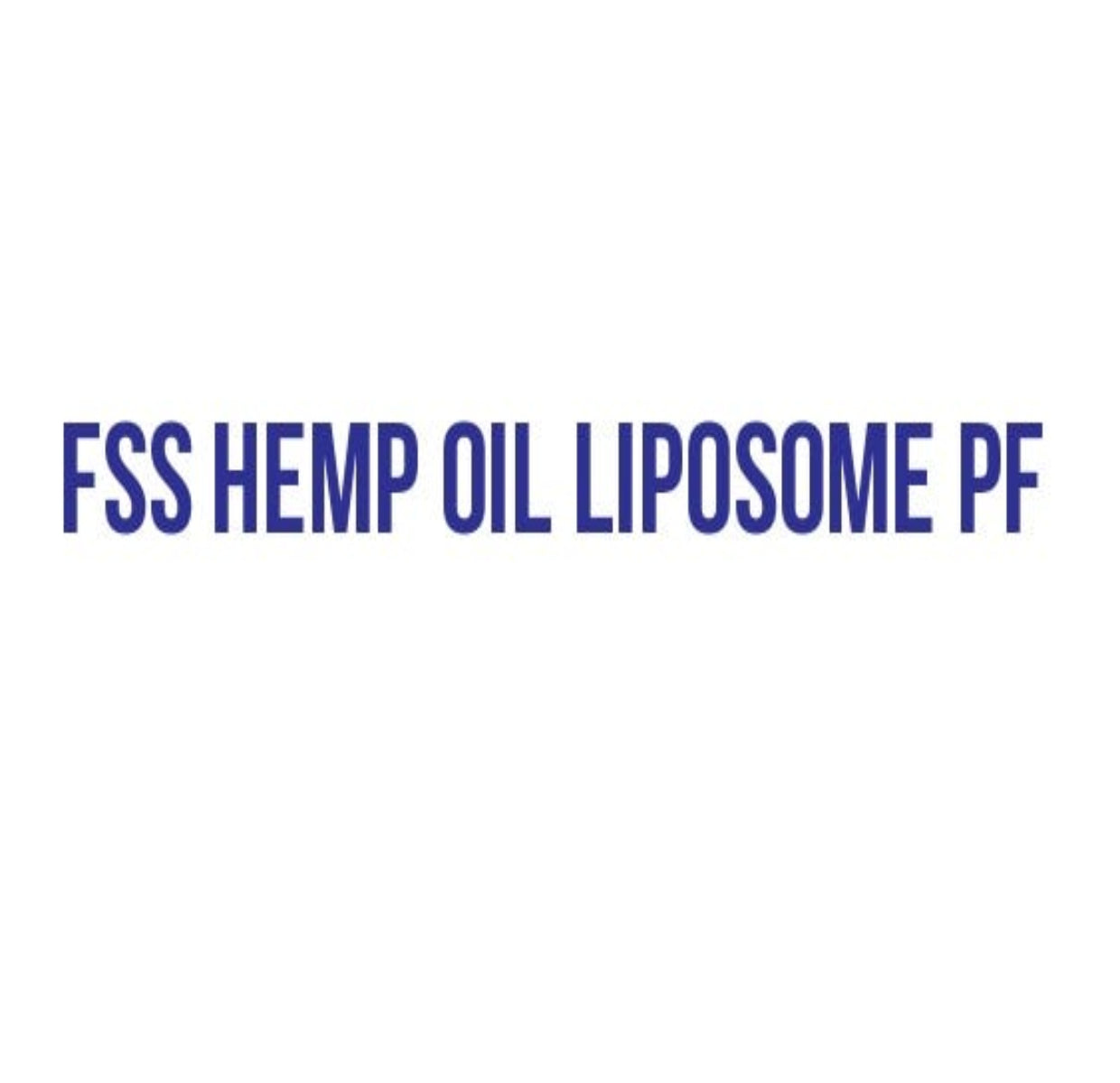 FSS Hemp Oil Liposome PF