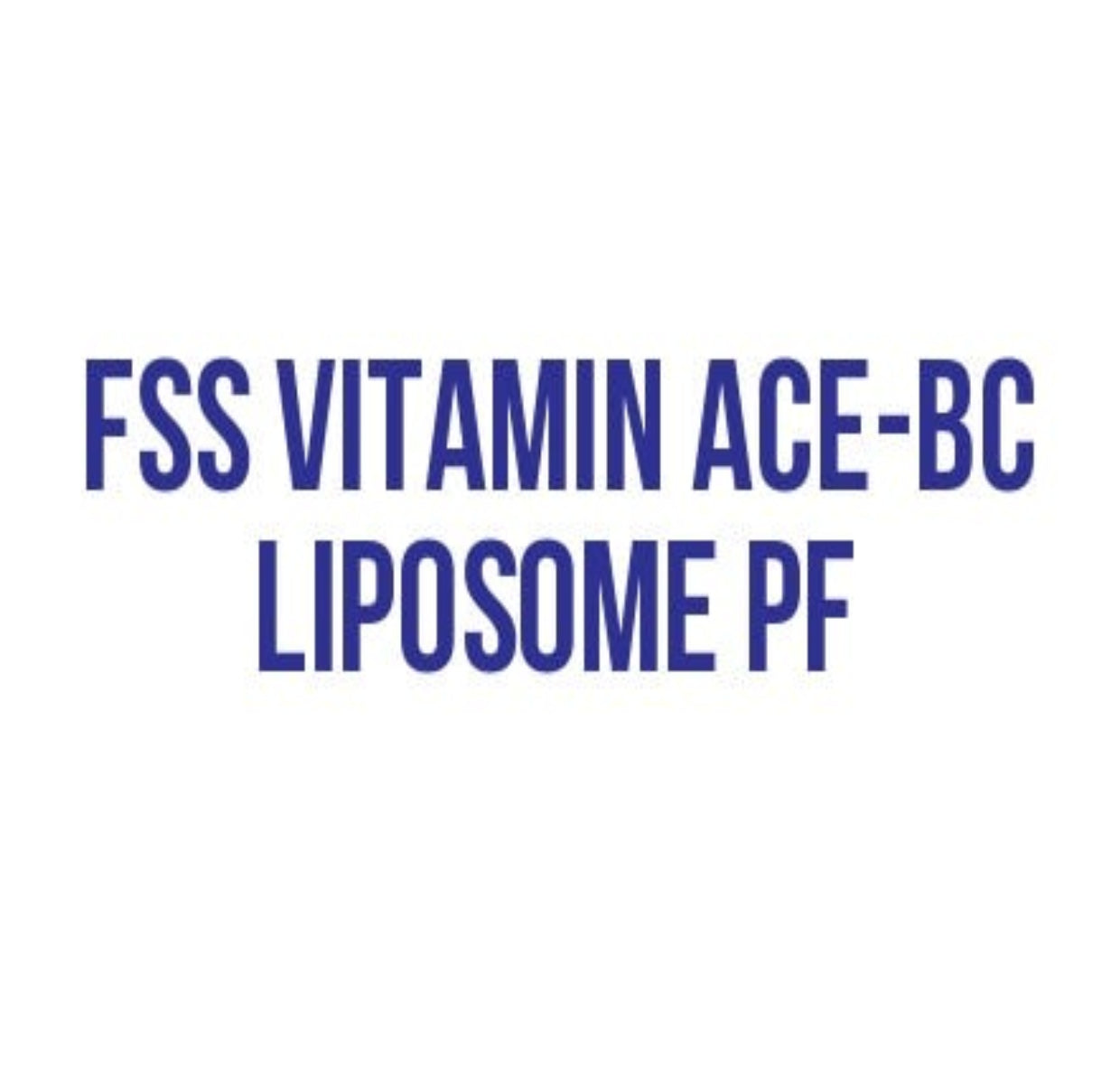 FSS Vitamin ACE-BC Liposome PF