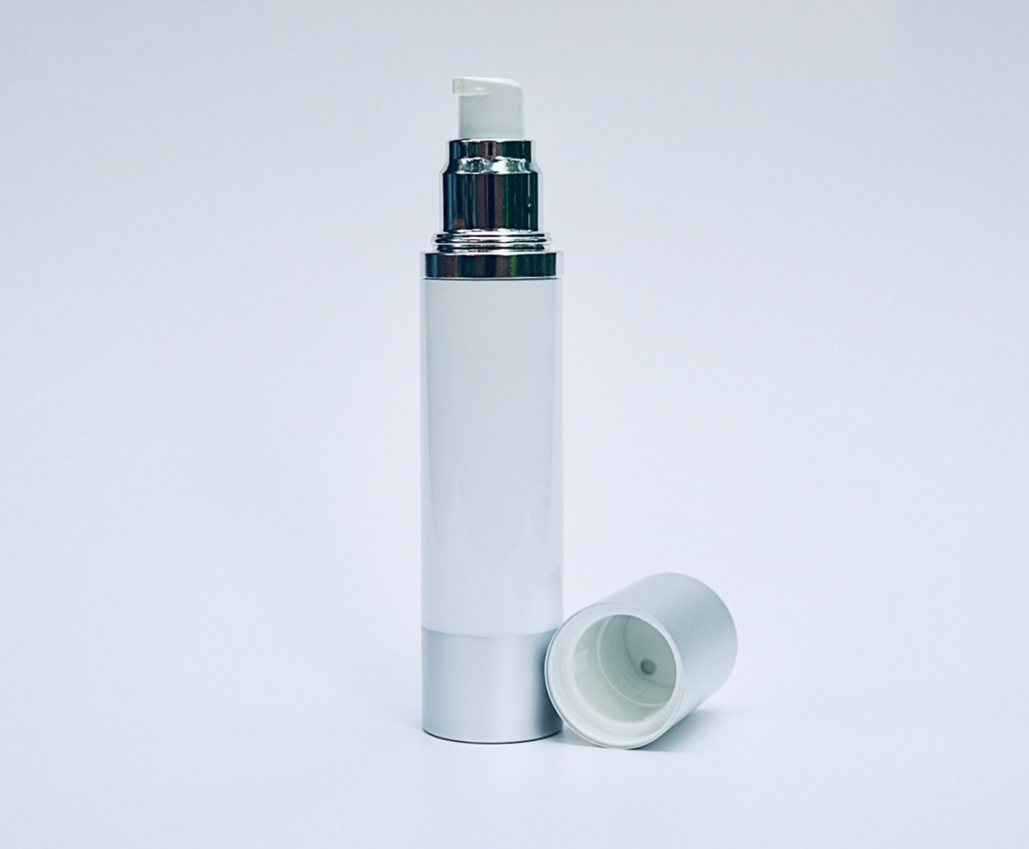 50ML White Airless Bottle