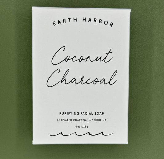 Coconut Charcoal & Spirulina Facial Soap