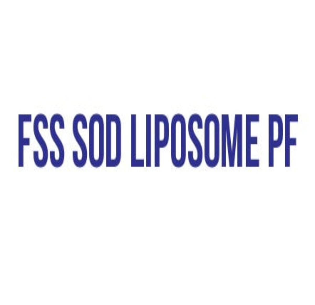 FSS SOD LIPOSOME PF – Formulator Sample Shop