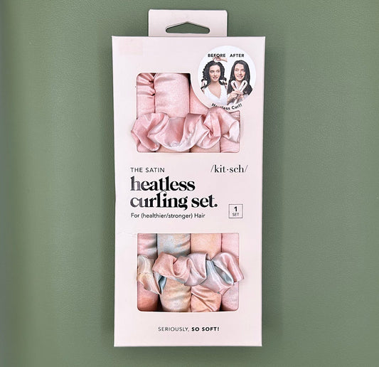 Satin Heatless Curling Set
