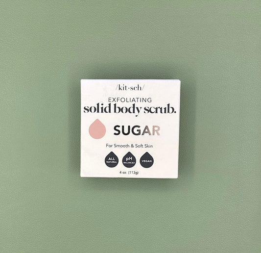 Sugar Exfoliating Body Scrub Bar
